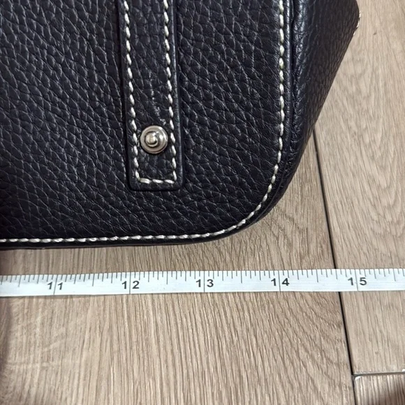 Dooney & Burke Black Domed Satchel - Picture 4 of 11